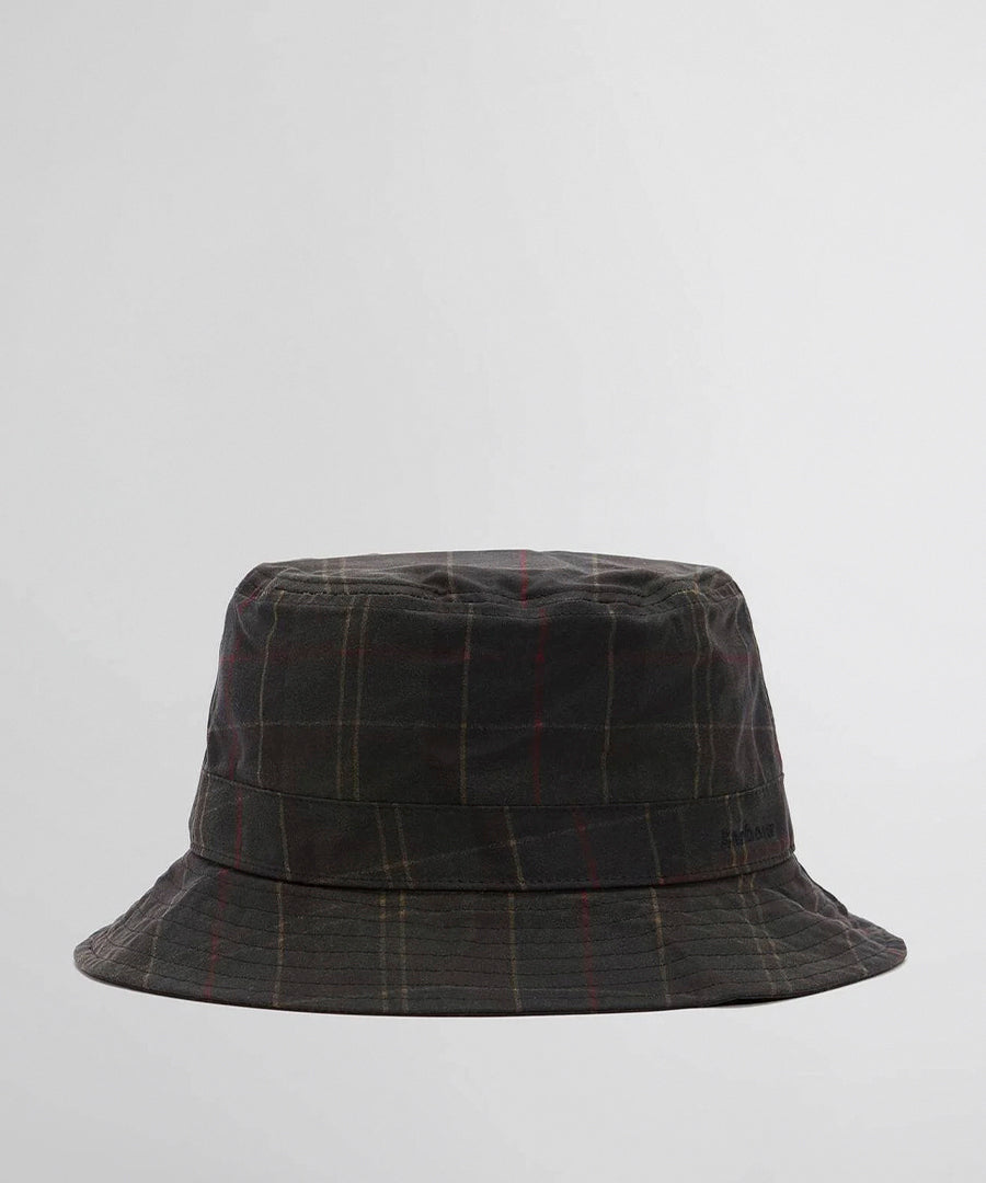 Barbour Haydon Tartan Bucket Hat Dark Classic Tartan