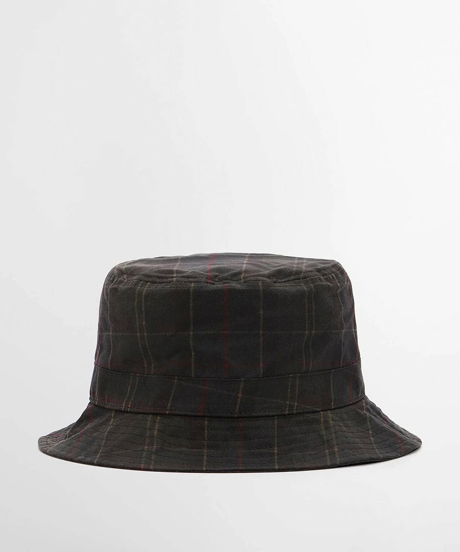 Barbour Haydon Tartan Bucket Hat Dark Classic Tartan