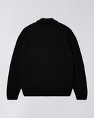 Edwin Mars Polo Cardigan - Premium Strik i Sort