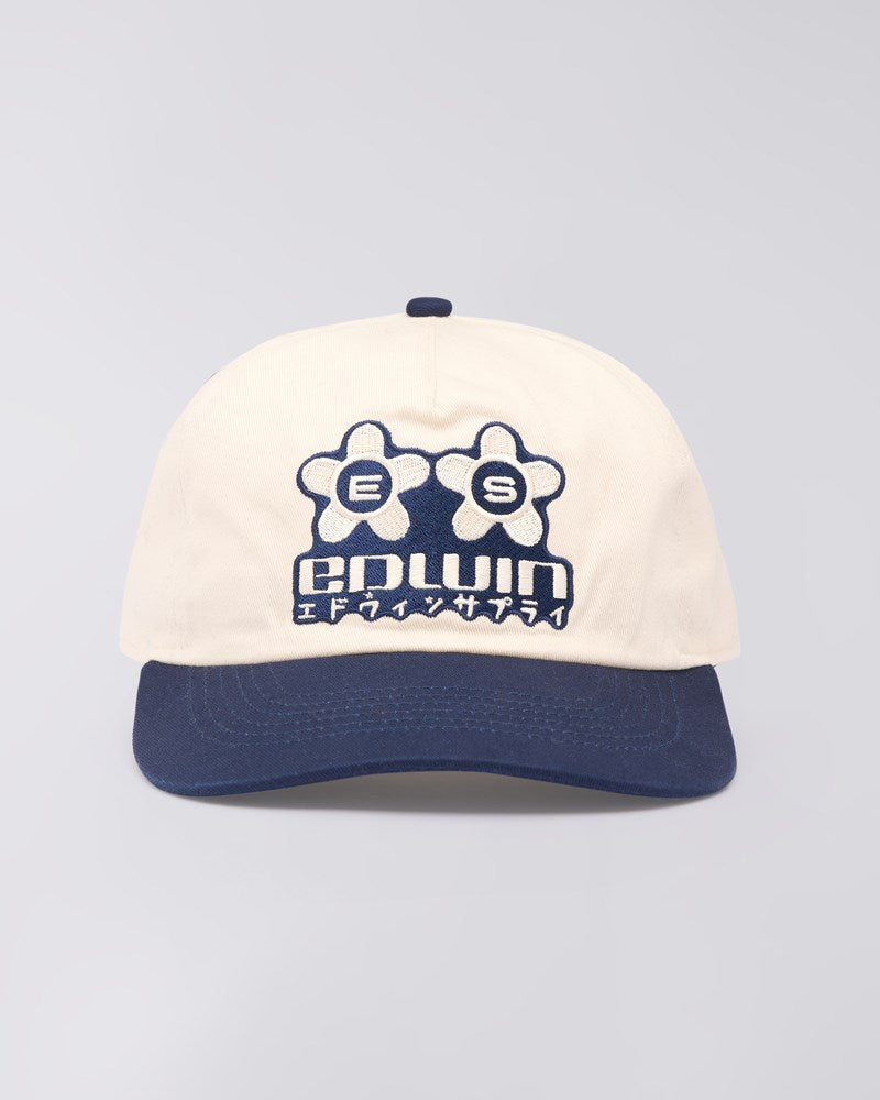 Sakura 5 Panel Cap - Maritime Blue / Whisper White