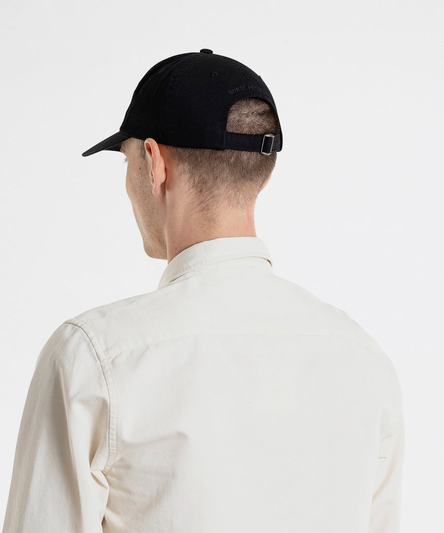 Twill Sports Cap Black
