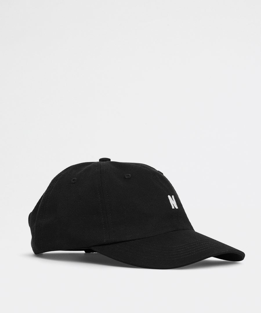 Twill Sports Cap Black