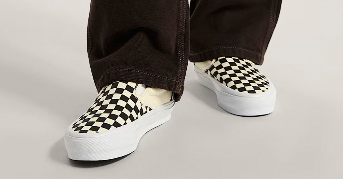 Vans LX Slip-On Reissue 98 og LX Classic Slip-On 98 Checkerboard – Premium sneakers hos Packyard