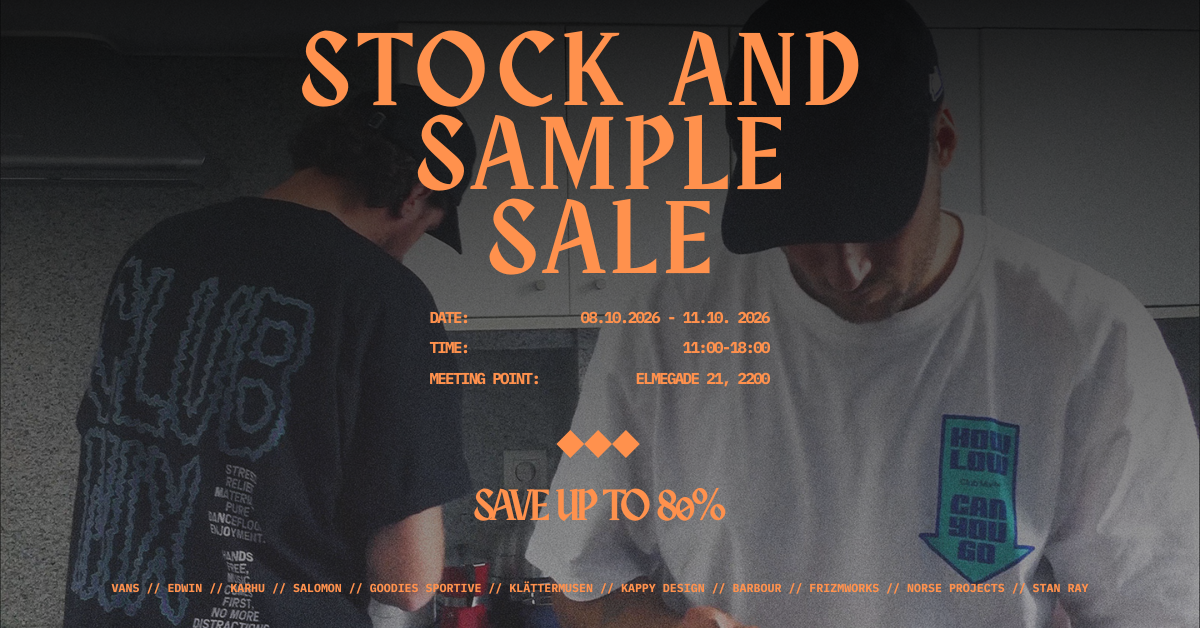 Packyard Stock & Sample Sale på Elmegade 21 i København