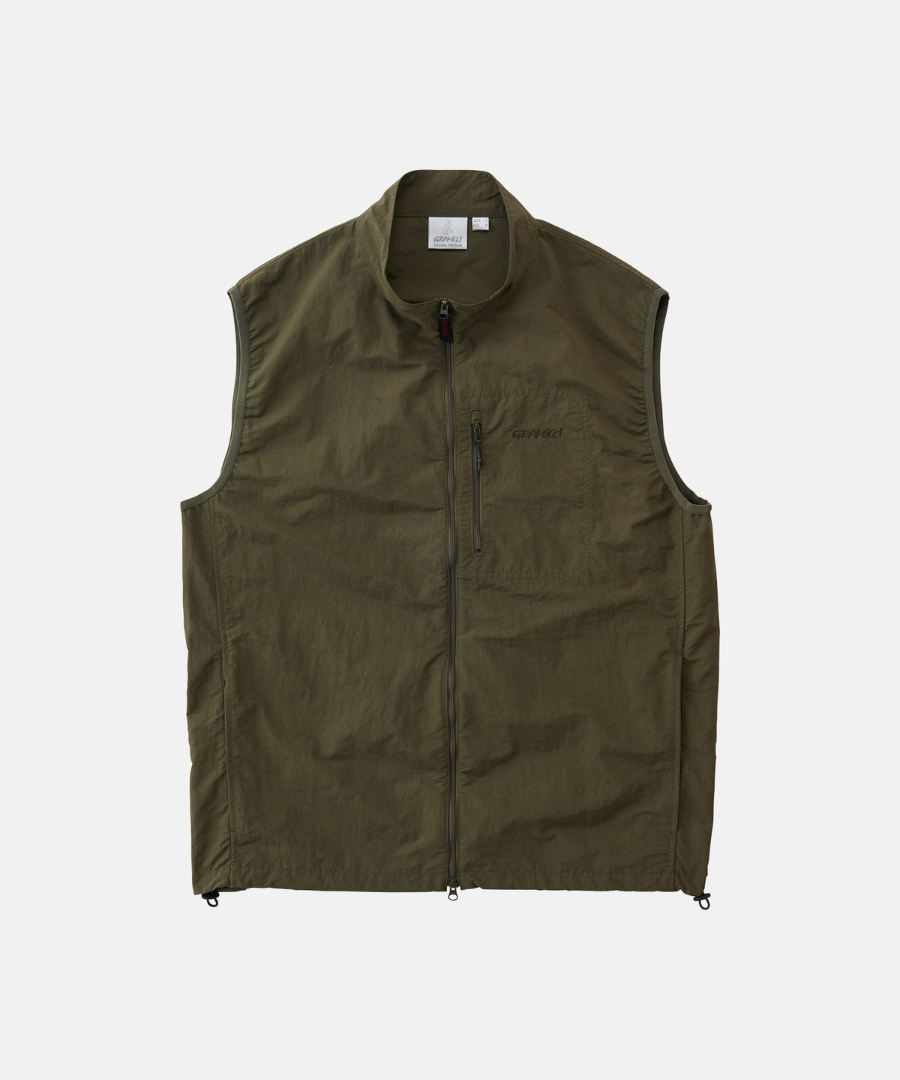 Gramicci Nylon Vest - Deep Olive - G5SU-J041
