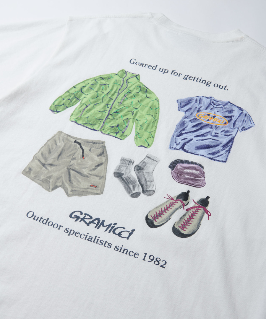 Gramicci Geared Up Tee / White