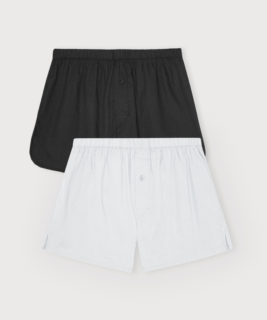 Core Icon Boxer Shorts 2-Pack Black / White