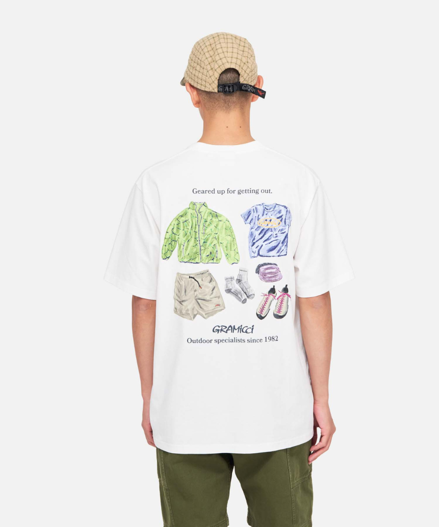 Gramicci Geared Up Tee / White
