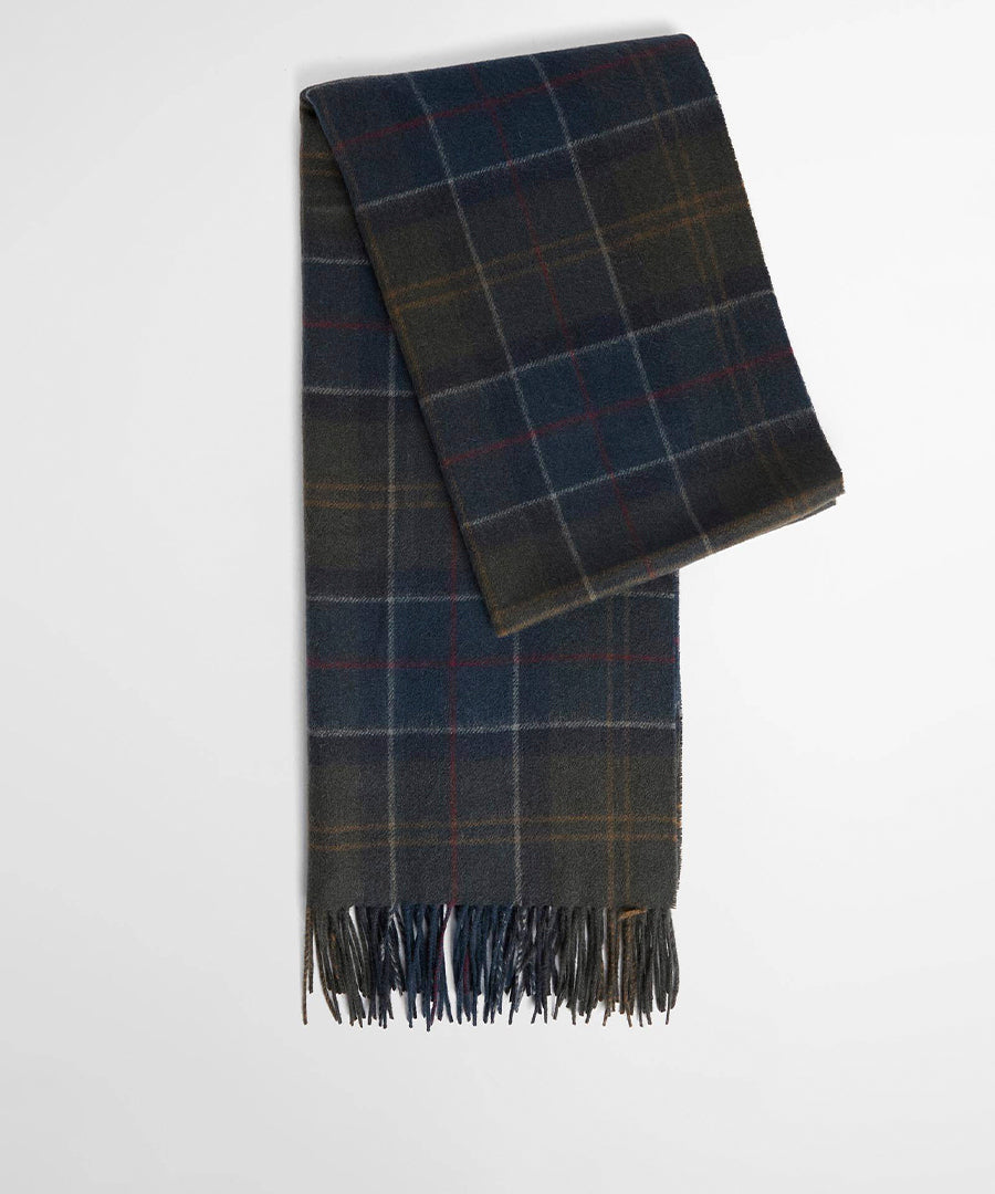 Barbour Braden Tartan Scarf Shadow Classic Tartan