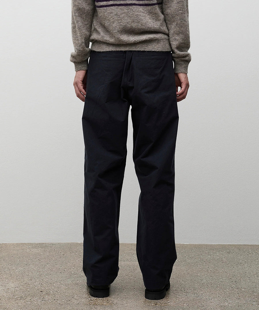 Kvitfjell Relaxed Cotton Buff Cloth Pant Dark Navy