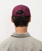 Light Canvas Felt N 8 Panel Cap Mahogany