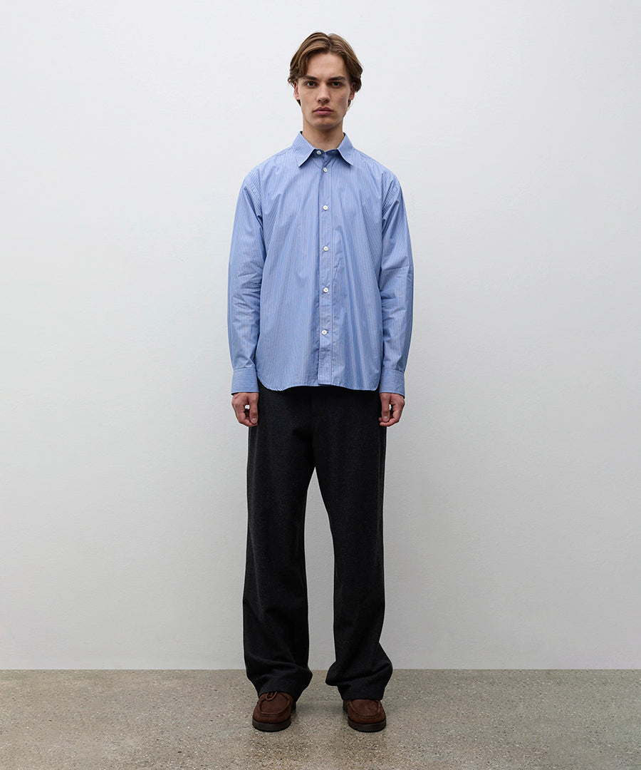 Vivestad Wool Wide Chino Charcoal Grey