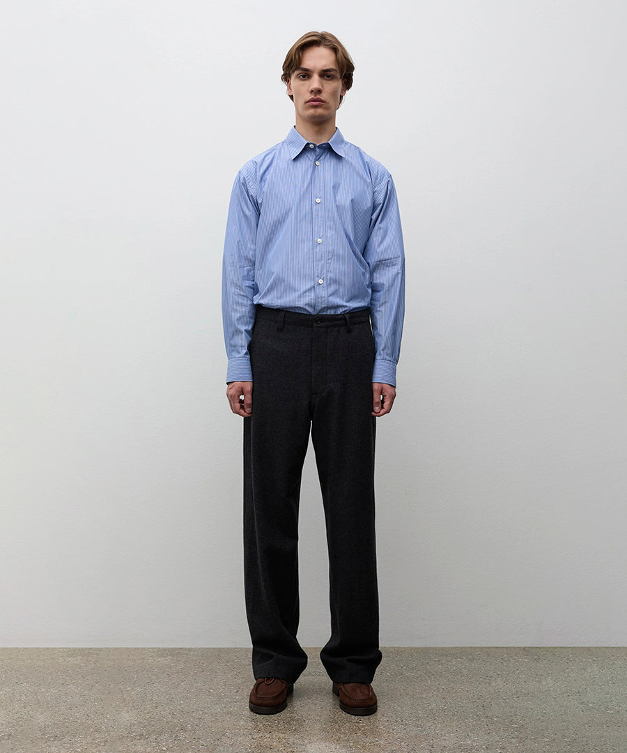 Vivestad Wool Wide Chino Charcoal Grey