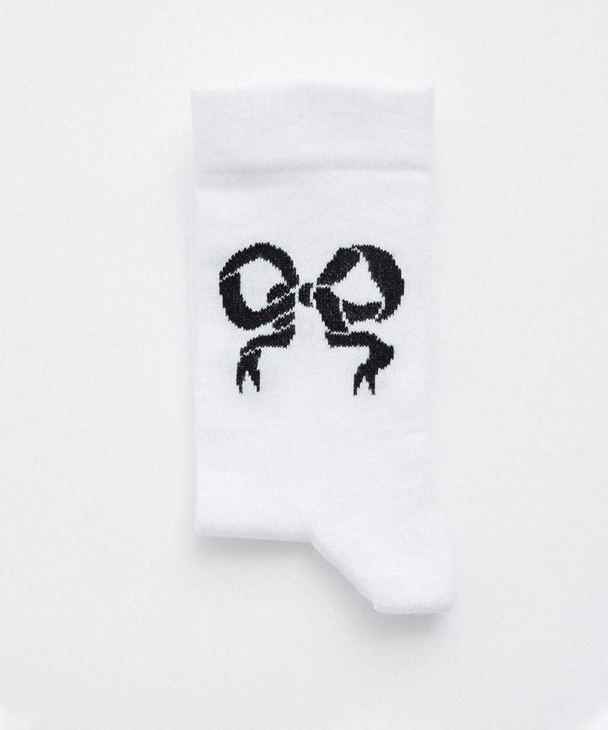 Soulland Ribbon Socks White socks
