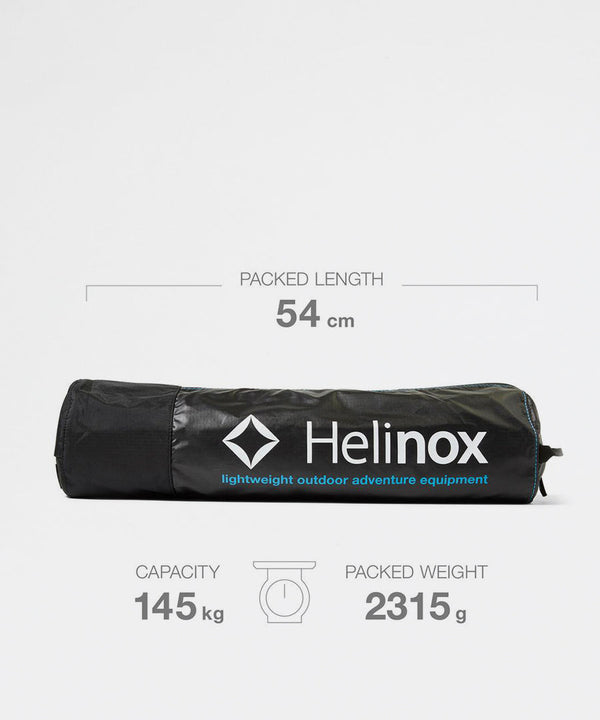 Cot One Convertible Black Blue-Helinox-Packyard DK