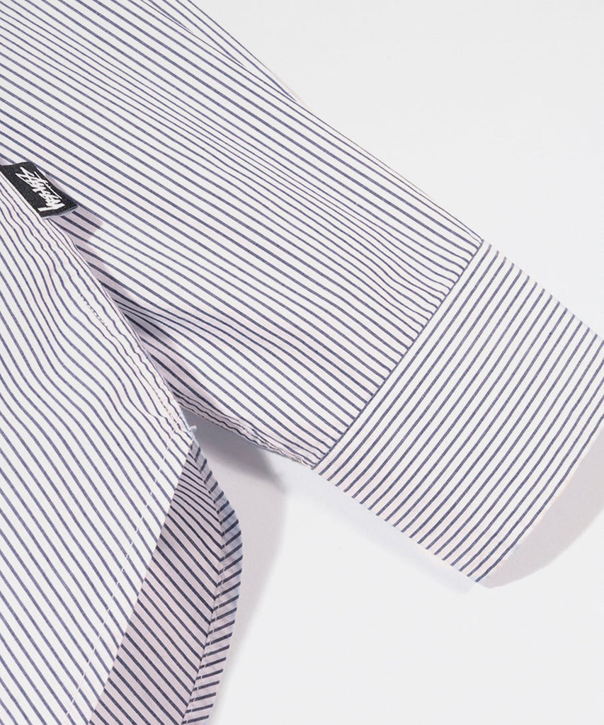 Stussy Classic Hidden Button Stripe shirts