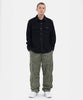 Textured Wool Cpo LS Shirt Black-Stussy-shirts