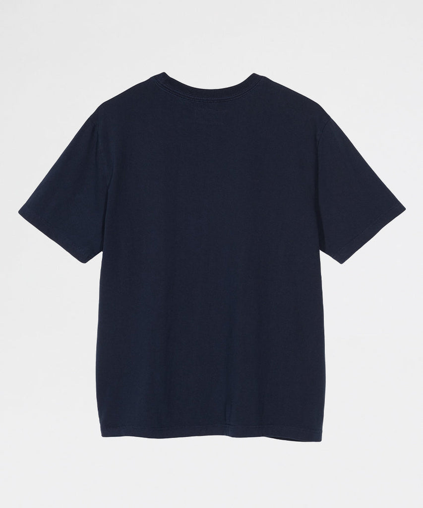 Stussy Stock Logo S/S Crew - Navy t-shirts