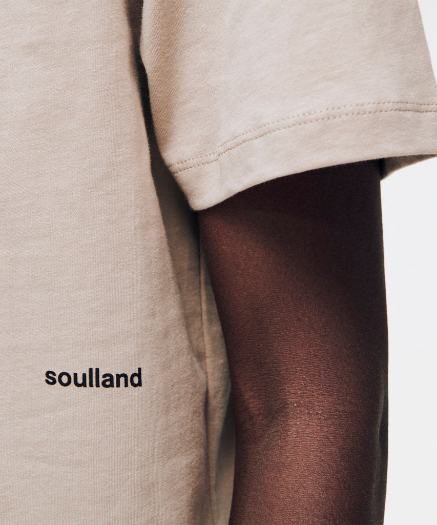 Coffey T-shirt - Beige-Soulland-t-shirts