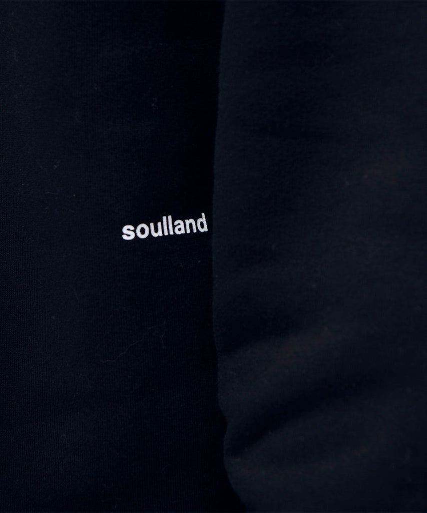 Ken half zip sweatshirt - Black-Soulland-sweatshirts