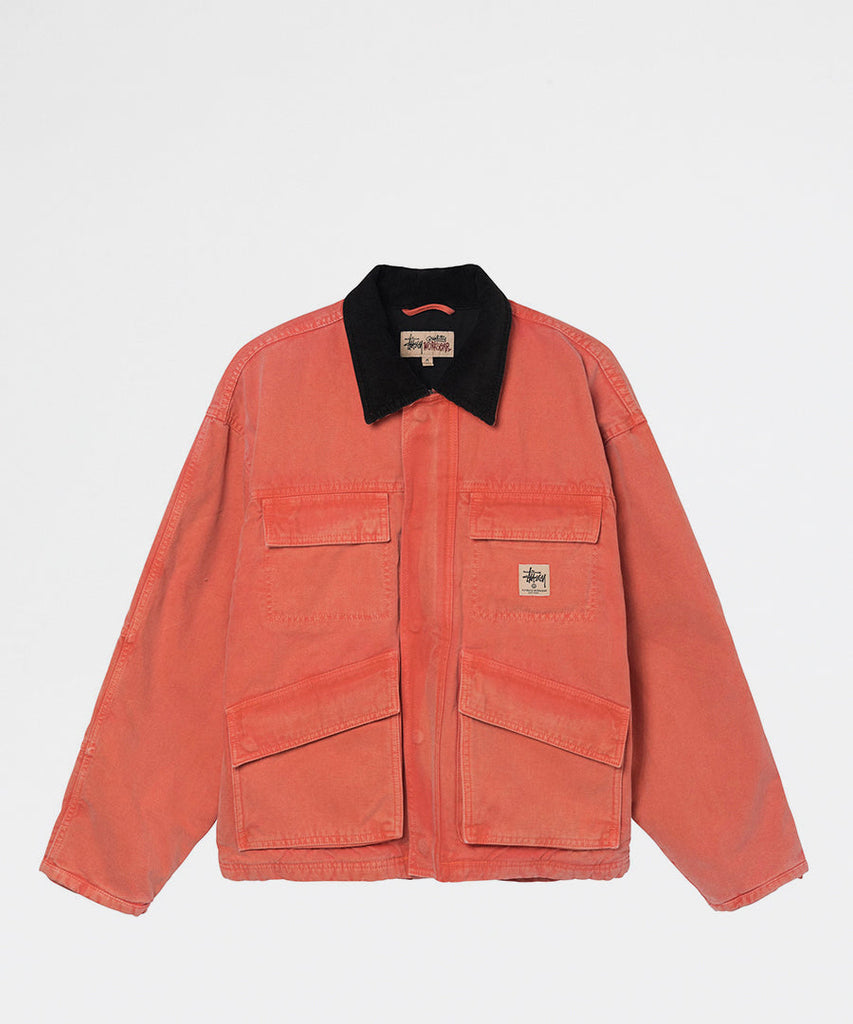 Washed Canvas Shop Jacket-Stussy-jackets