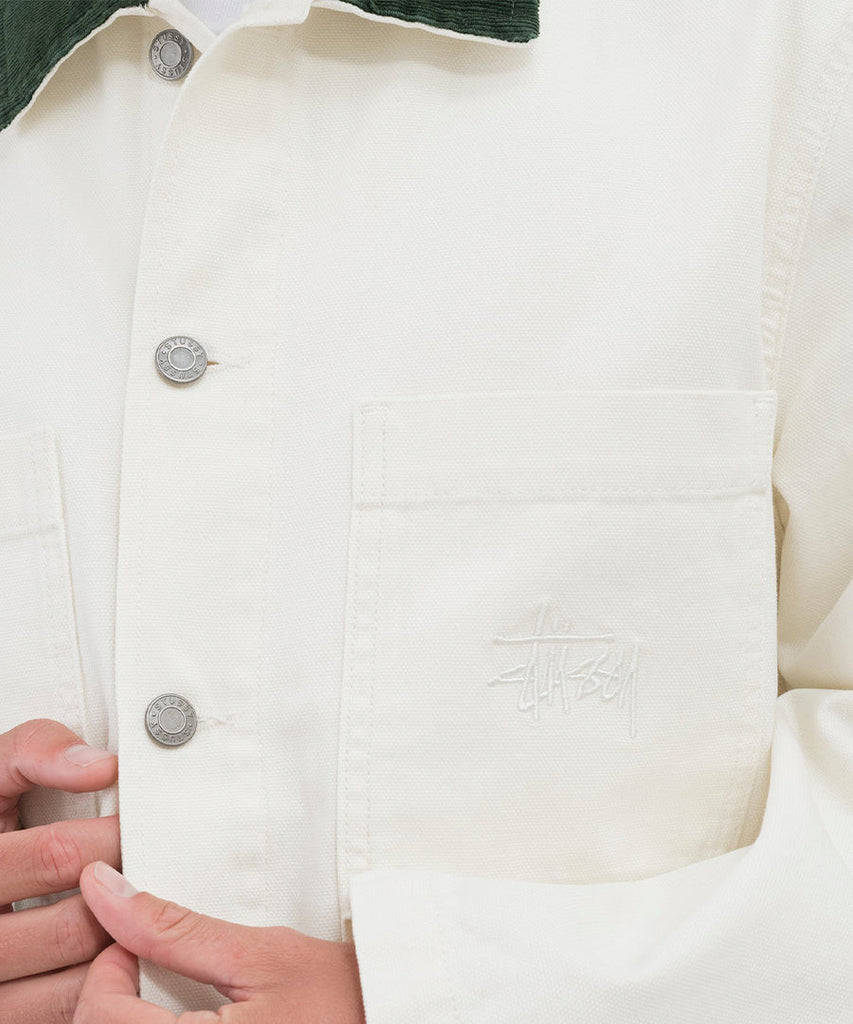 Cord Collar Canvas Chore Jkt-Stussy-Packyard DK