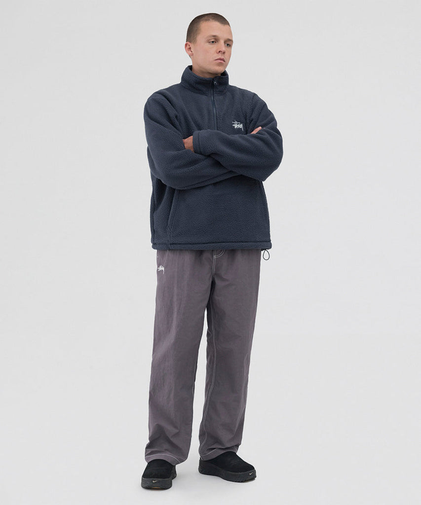 Half Zip Mock Neck-Stussy-sweatshirts