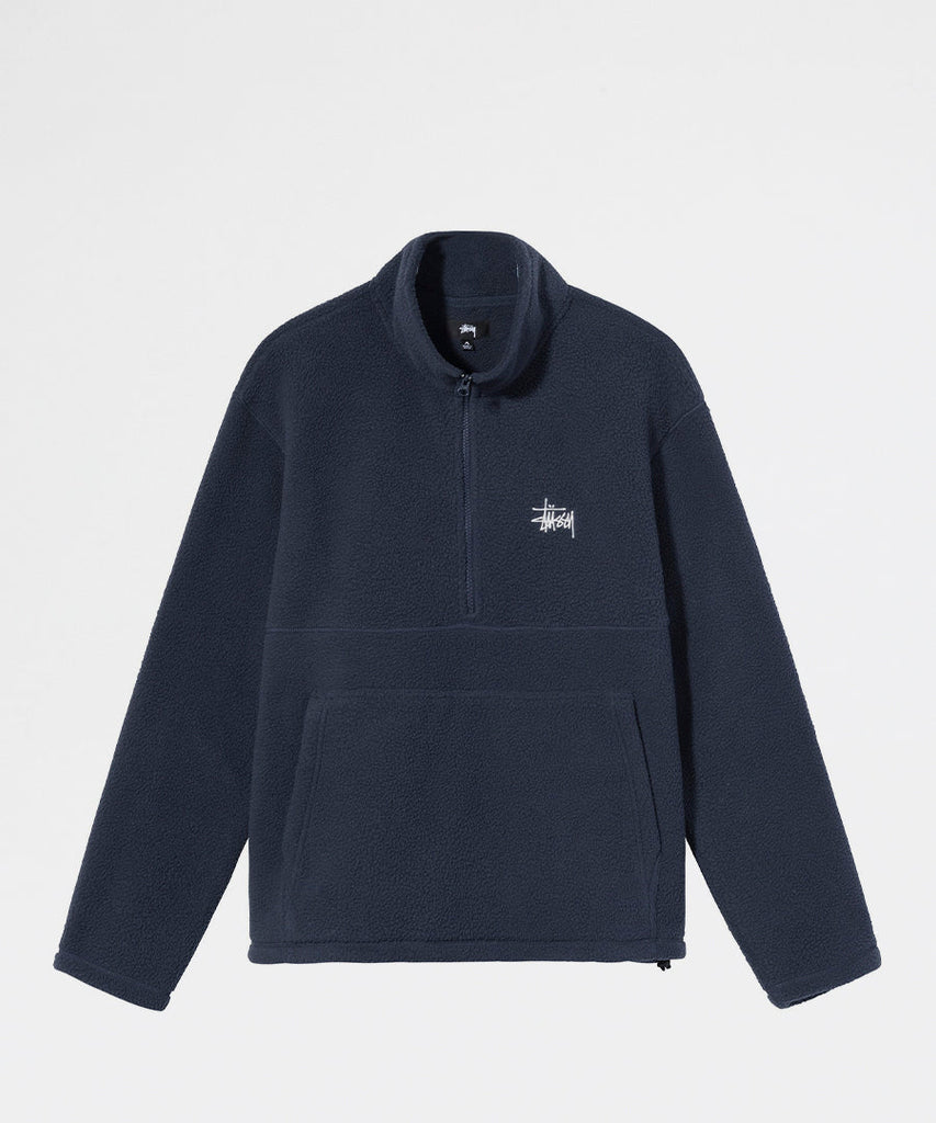 Half Zip Mock Neck-Stussy-sweatshirts