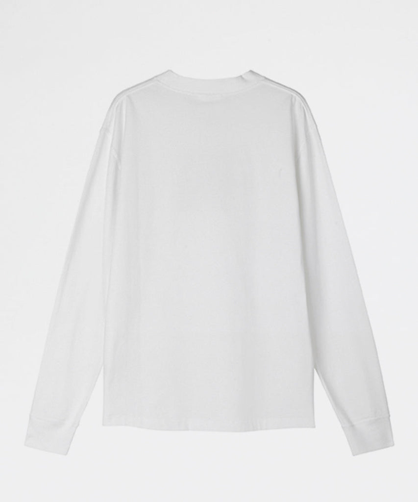 Rose Ls T-Shirt White-Soulland