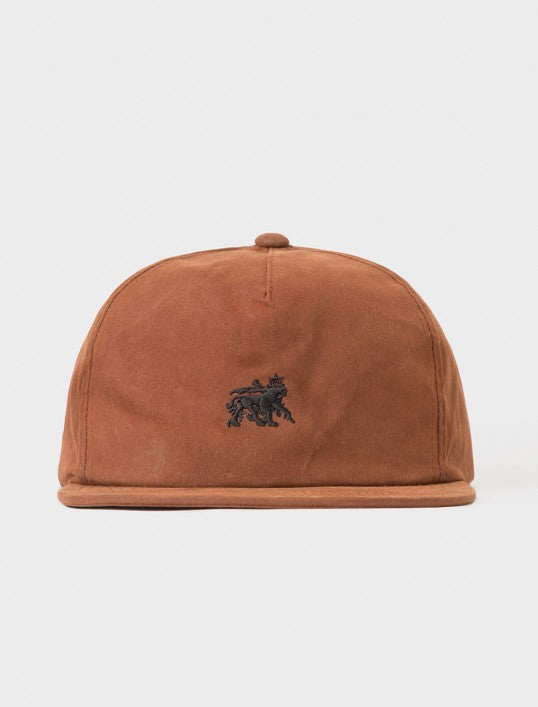 Stussy Wax Cotton Strapnack Cap - Rust UDSOLGT