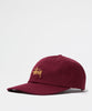 Stussy Low Pro Cap Burgundy OS Caps & Bucket hats