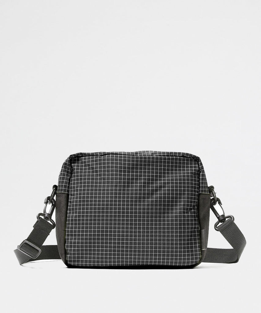 Stussy Ripstop Nylon Shoulder Bag Black UDSOLGT