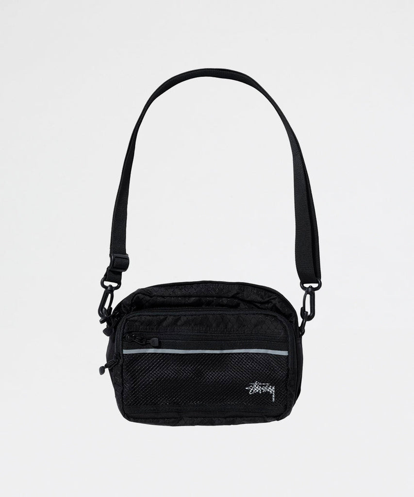 Stussy Diamond Ripstop Shoulder Bag Black Tasker