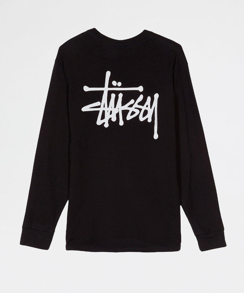 Stussy Basic Stussy LS Tee Black t-shirts