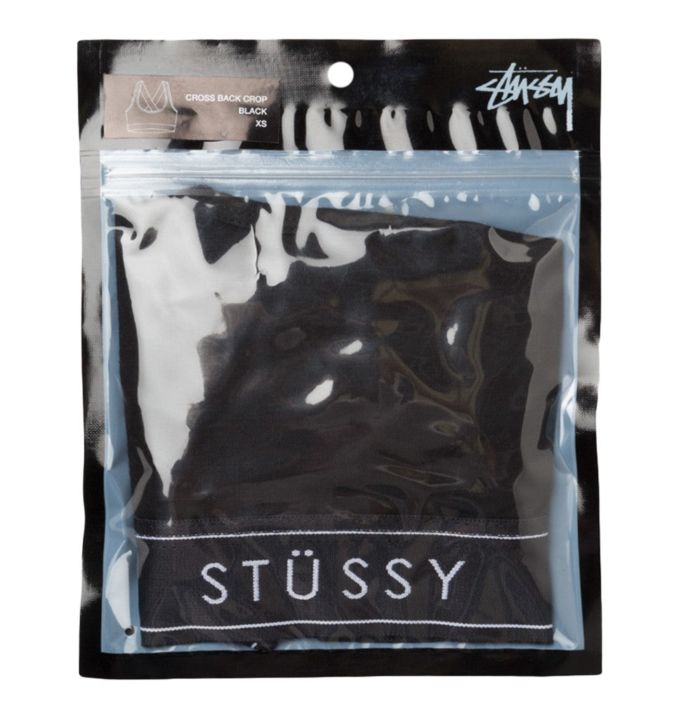 Stussy Cross Back Crop Black UDSOLGT