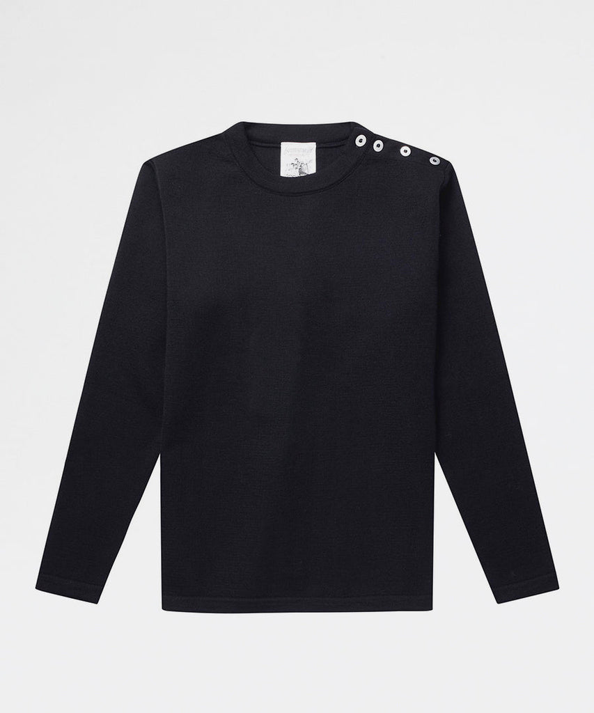 S.N.S Herning Naval Crew Neck Navy Blue knitwear