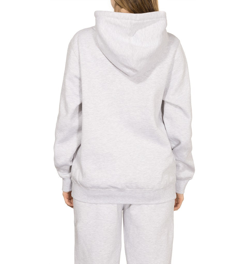 Stussy Womens Stock Hood Grey Heather UDSOLGT