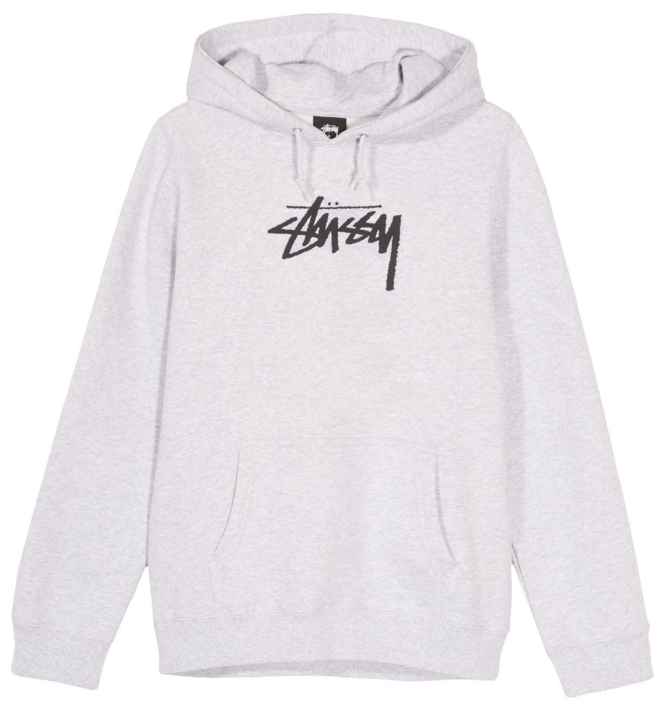 Stussy Womens Stock Hood Grey Heather UDSOLGT