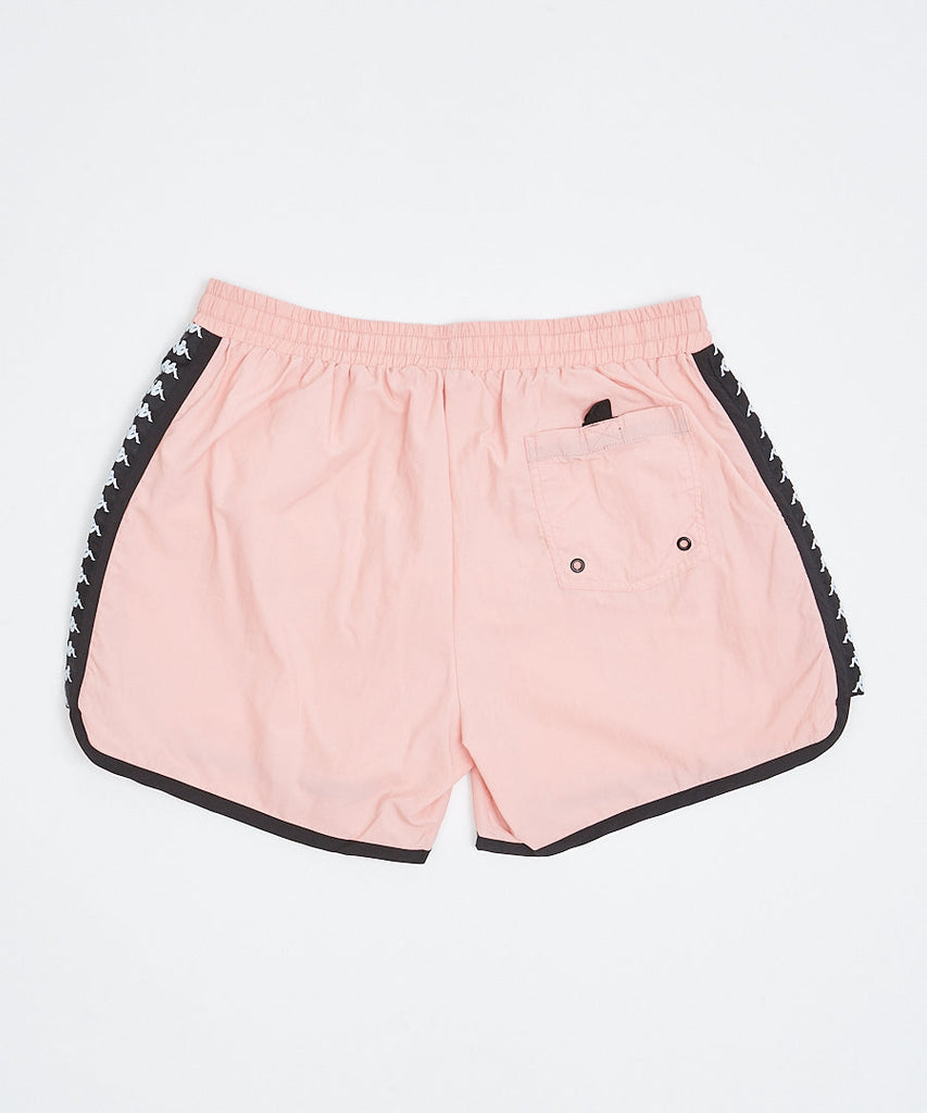 Kappa Authentic Agius Shorts Pink Black UDSOLGT