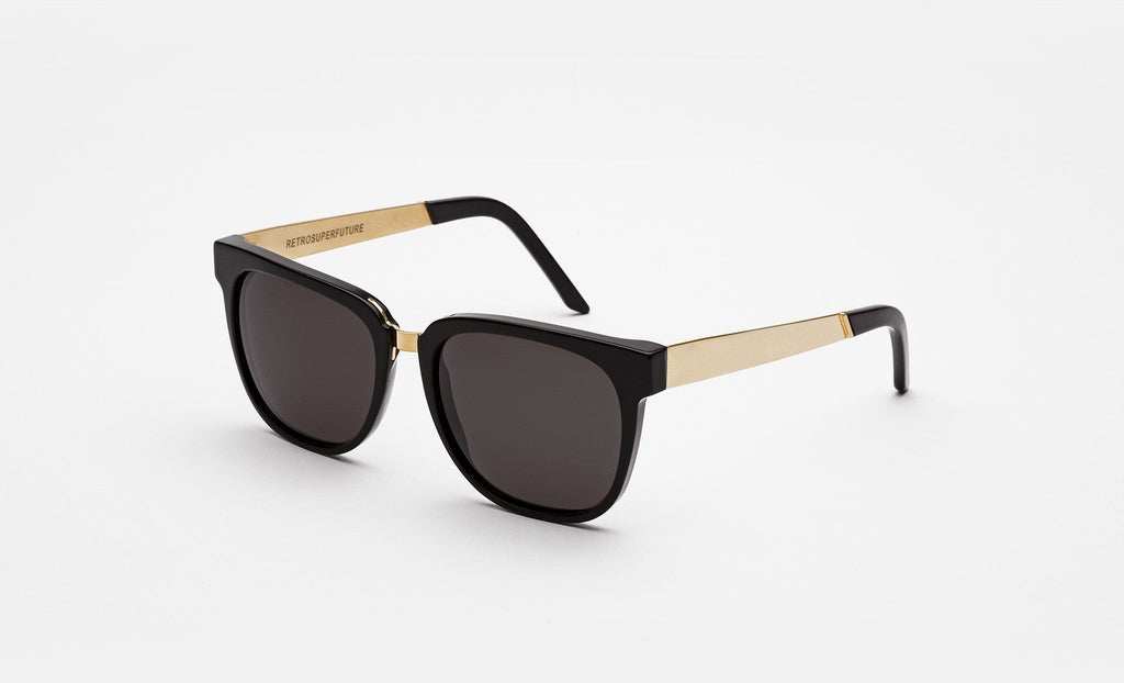 RETROSUPERFUTURE People Francis - Black Gold sunglasses