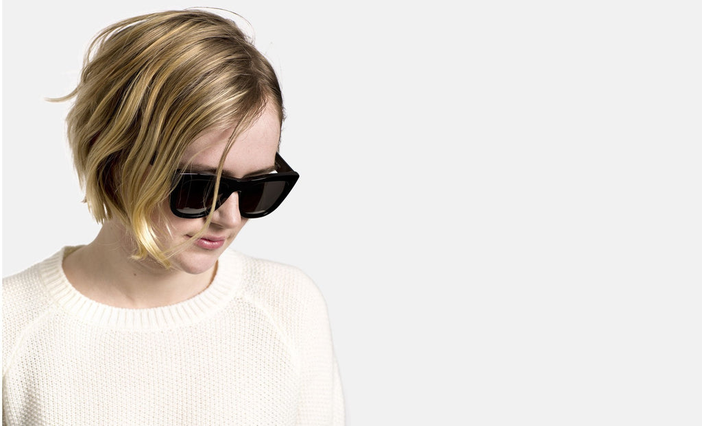 RETROSUPERFUTURE Gals Black 52 sunglasses