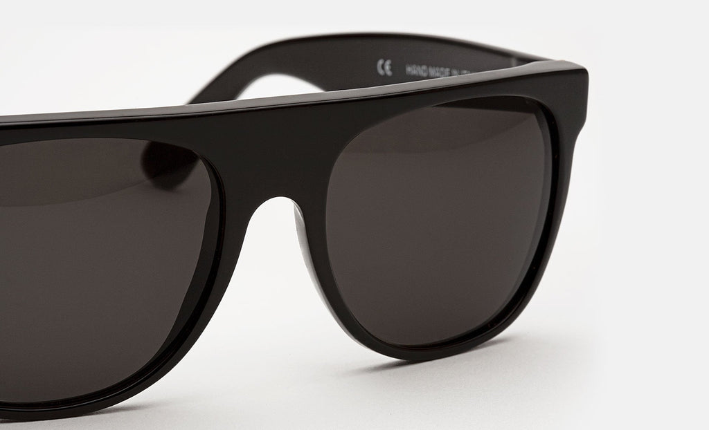 RETROSUPERFUTURE Flat Top Black - 57 sunglasses