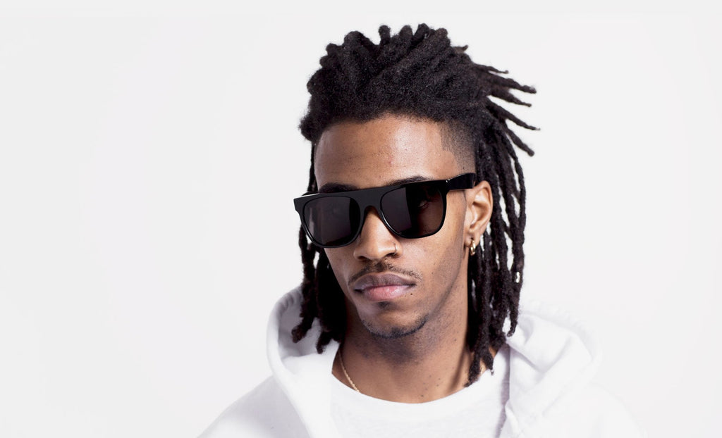 RETROSUPERFUTURE Flat Top Black - 57 sunglasses