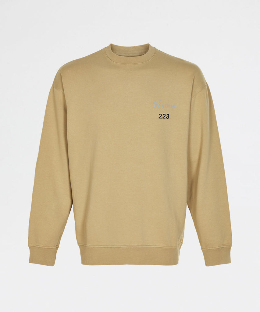 Newline Halo Cotton Crew Sweat Milli Sand sweatshirts