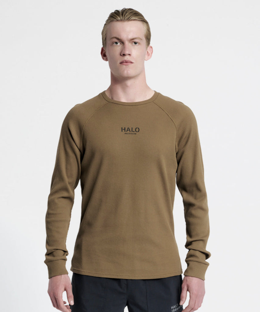 Halo Waffle Longsleeve Vintage Brown
