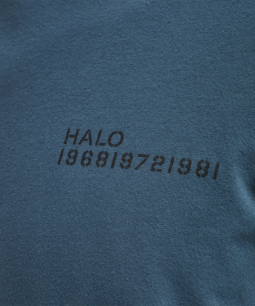 Halo Cotton Tee Midnight Navy