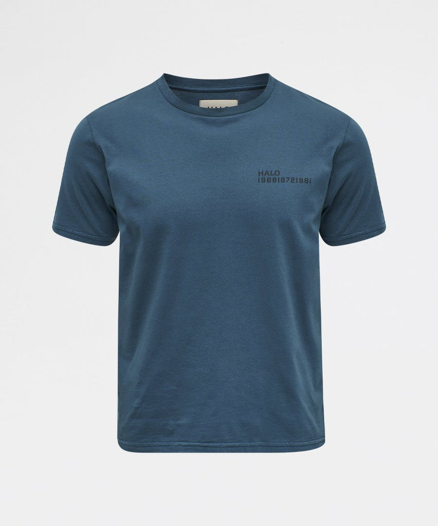 Halo Cotton Tee Midnight Navy
