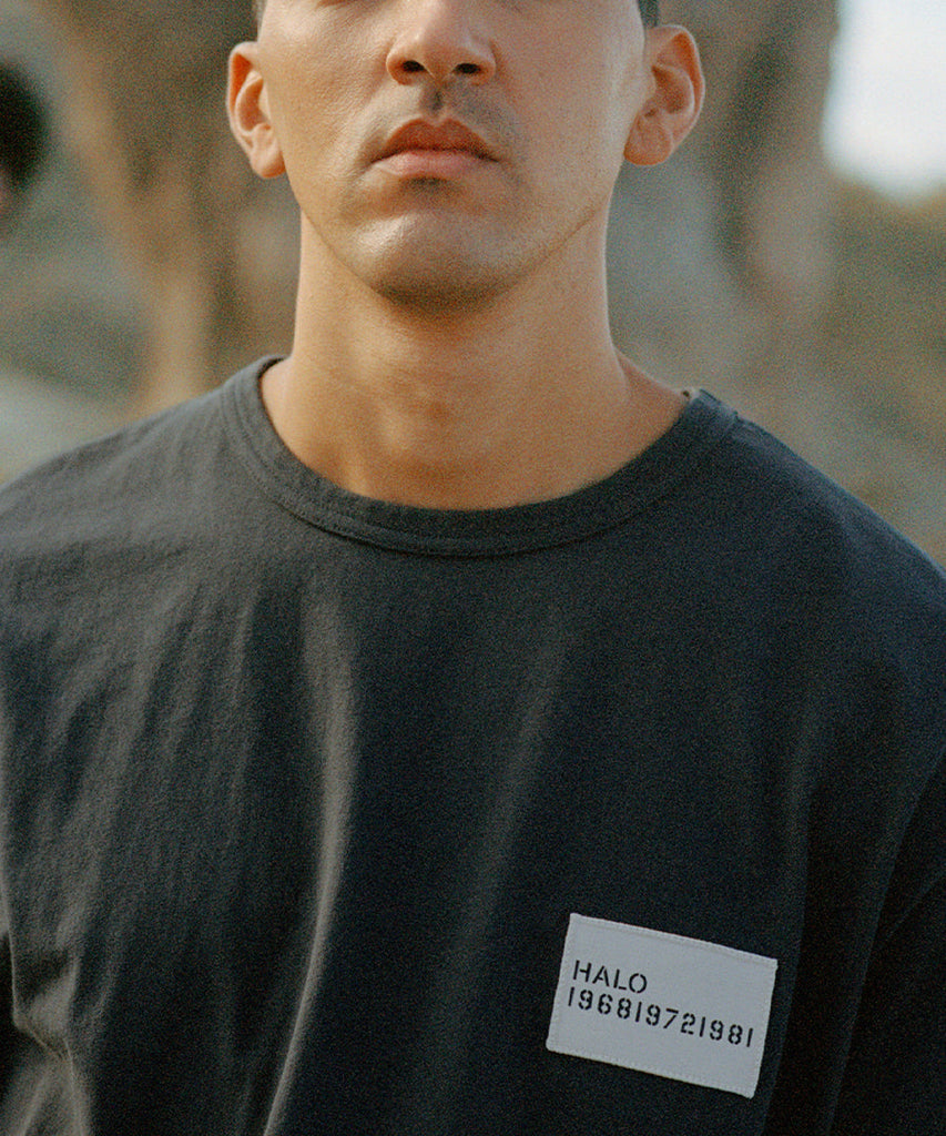 Halo Heavy Cotton Tee Black