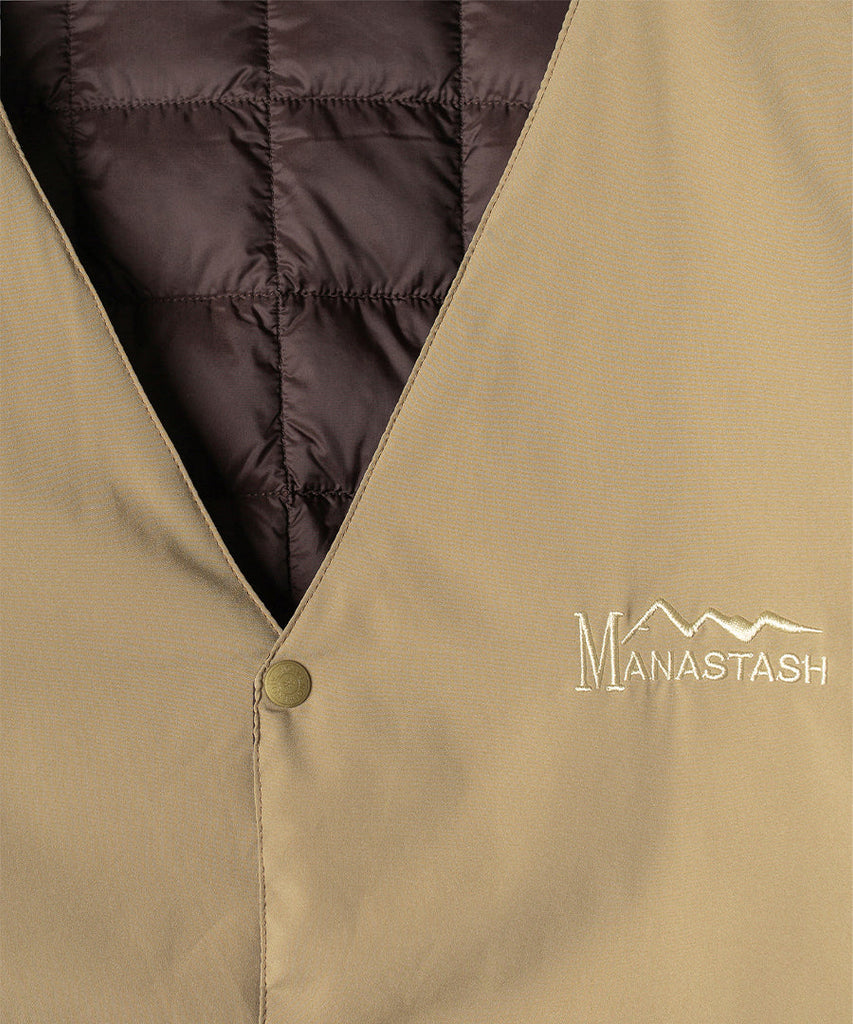 MANASTASH X TAION 12 Way Down Jacket Beige-Manastash-jackets
