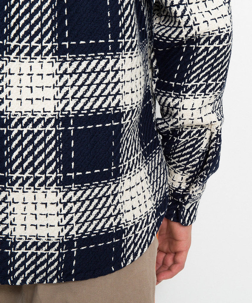 Soulland Mapp Shirt Navy White UDSOLGT